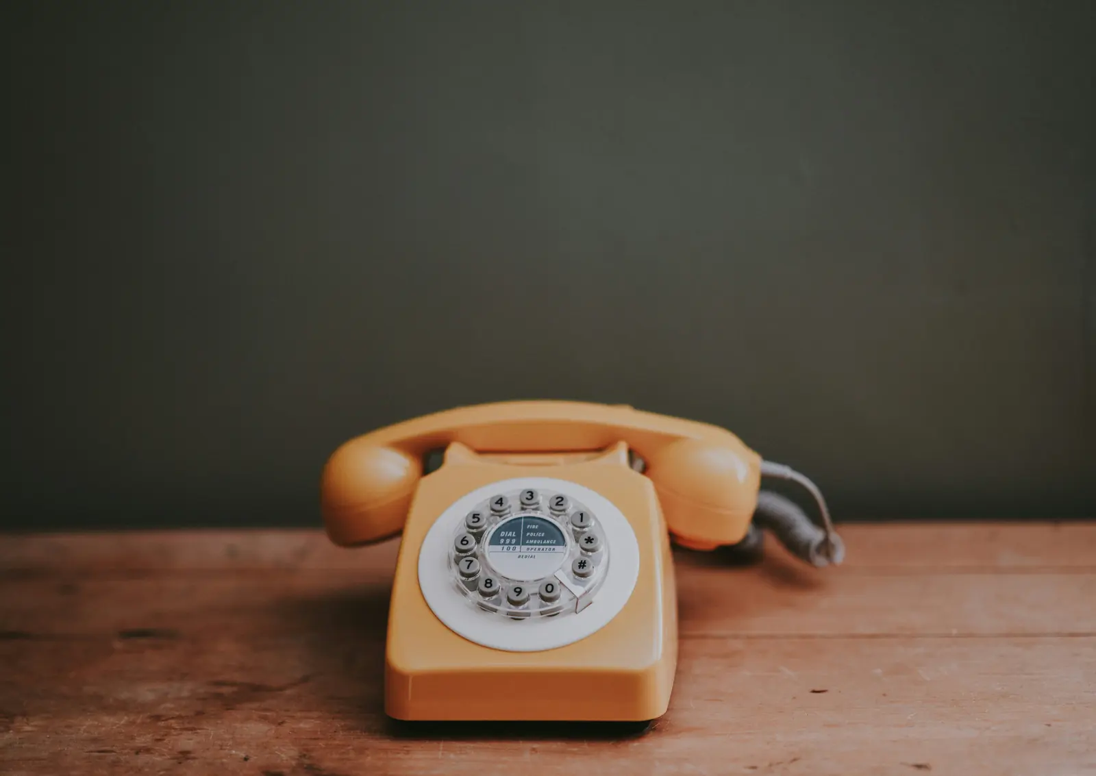 A rotary phone, representing the call or quote request that starts the matching process